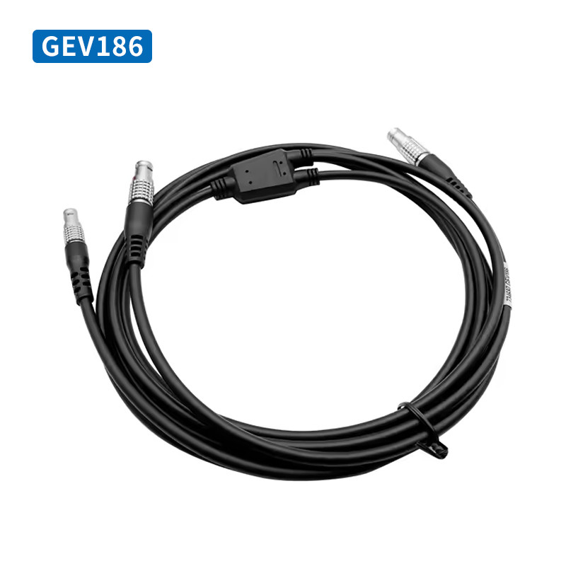 GEV186 GEV58 Wireless Radio Connects the Total Station and External Battery Y-shaped Data Cable 5-PIN