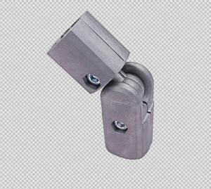 Quality Die Casting Anodizing Silver Aluminum Pipe Joints AL-30 for sale