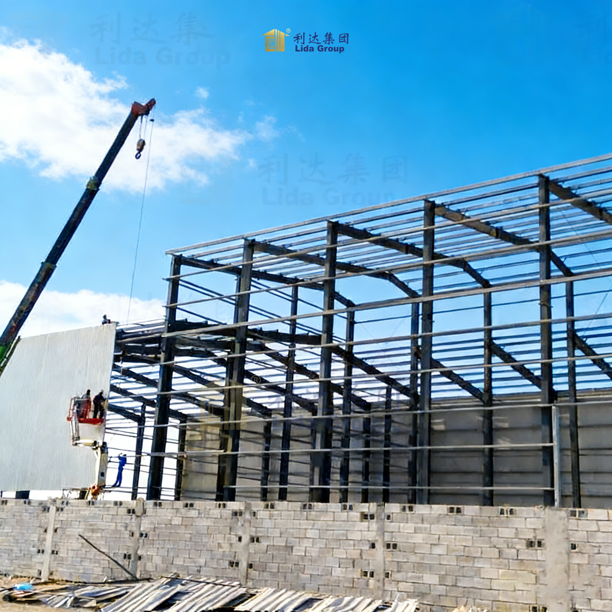 Custom Engineered Steel Structure Building Solution For Commercial And Factory Use