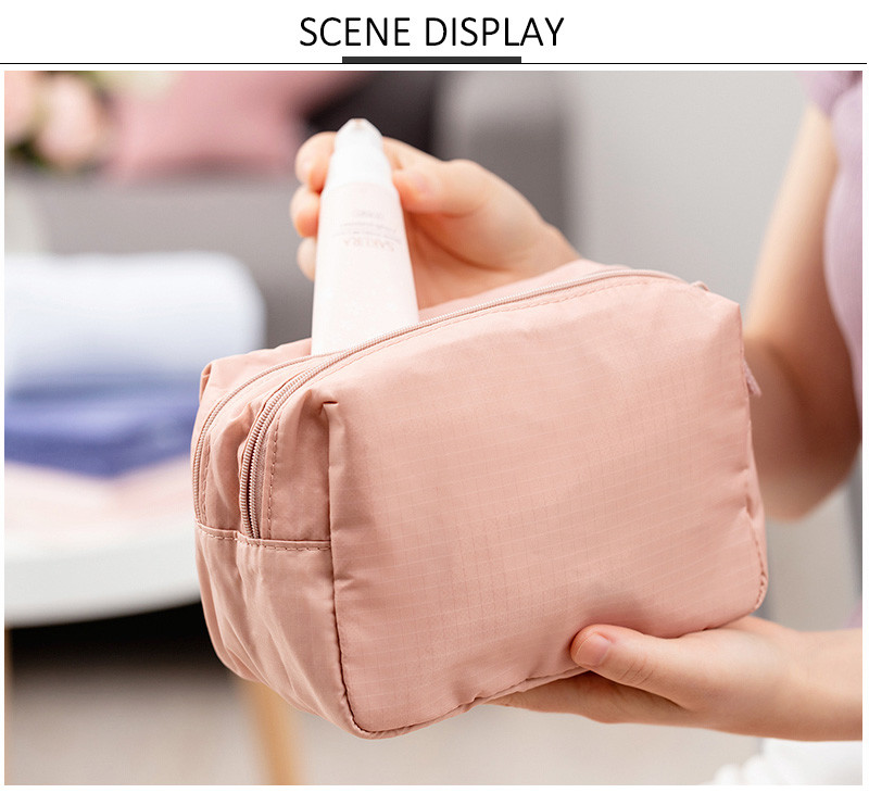 Custom Waterproof Toiletry Oxford Makeup Cosmetic Bags