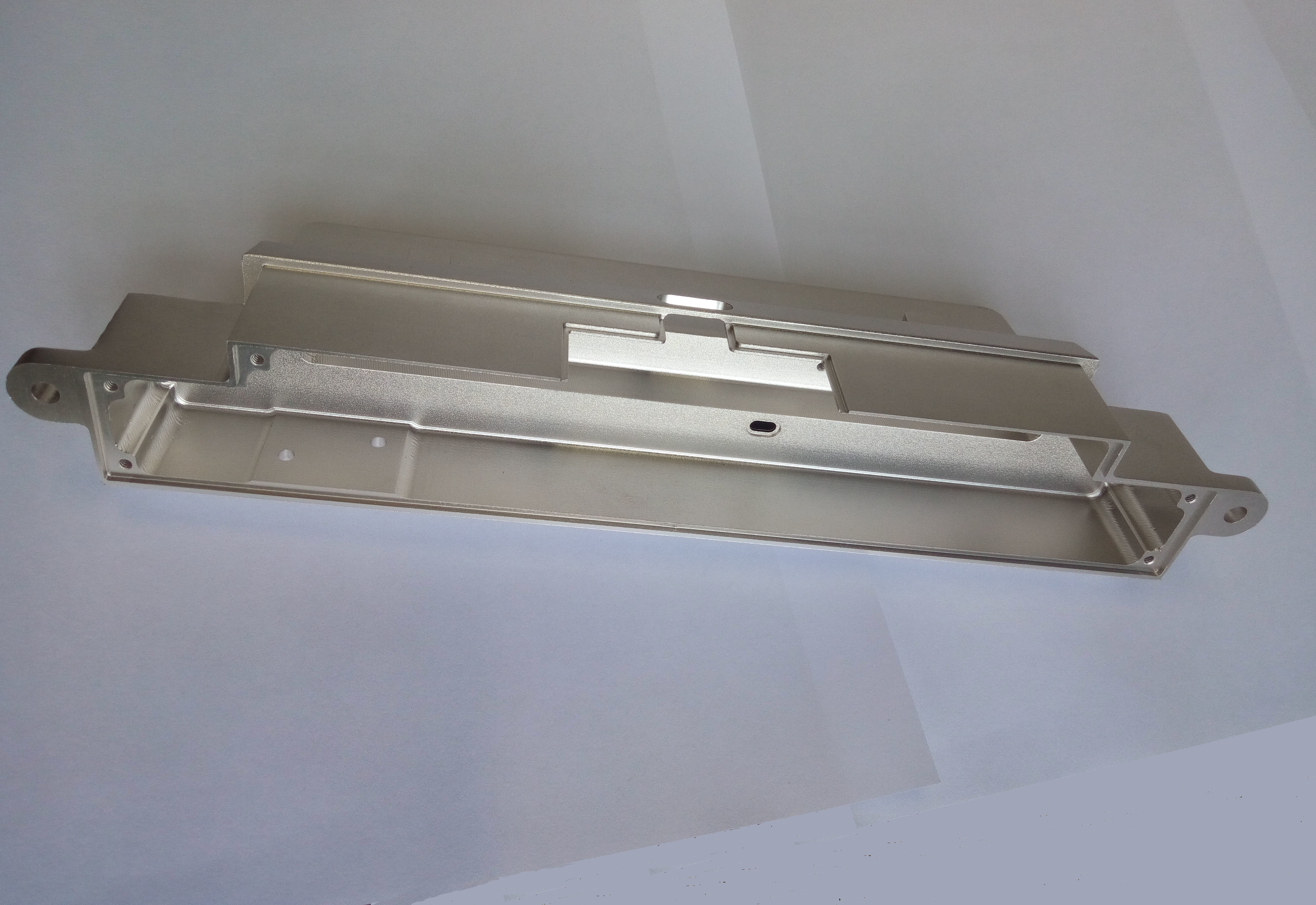 Silver Anodization High Precision CNC Machined Cover For Airplane , OEM / ODM