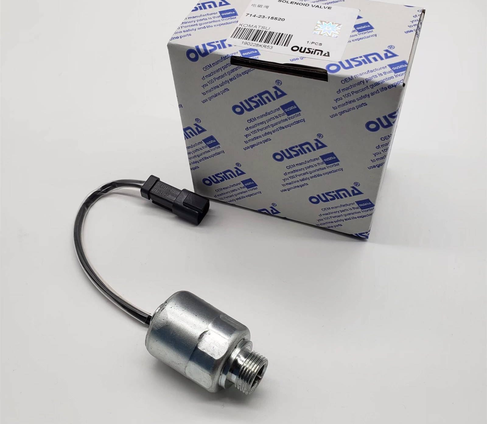 714-23-15520 Hydraulic Solenoid Valve D155AX D275AX D375A D475A D61EX D61PX D65EX D65PX D85EX D85PX GRADERS GD755