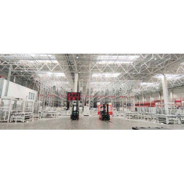 Single Deep pallet Stacker Crane ASRS, Floor Supported SRM(Storage Retrieval Machine), Automatic Storage And Retrieval System,Automation Logistics