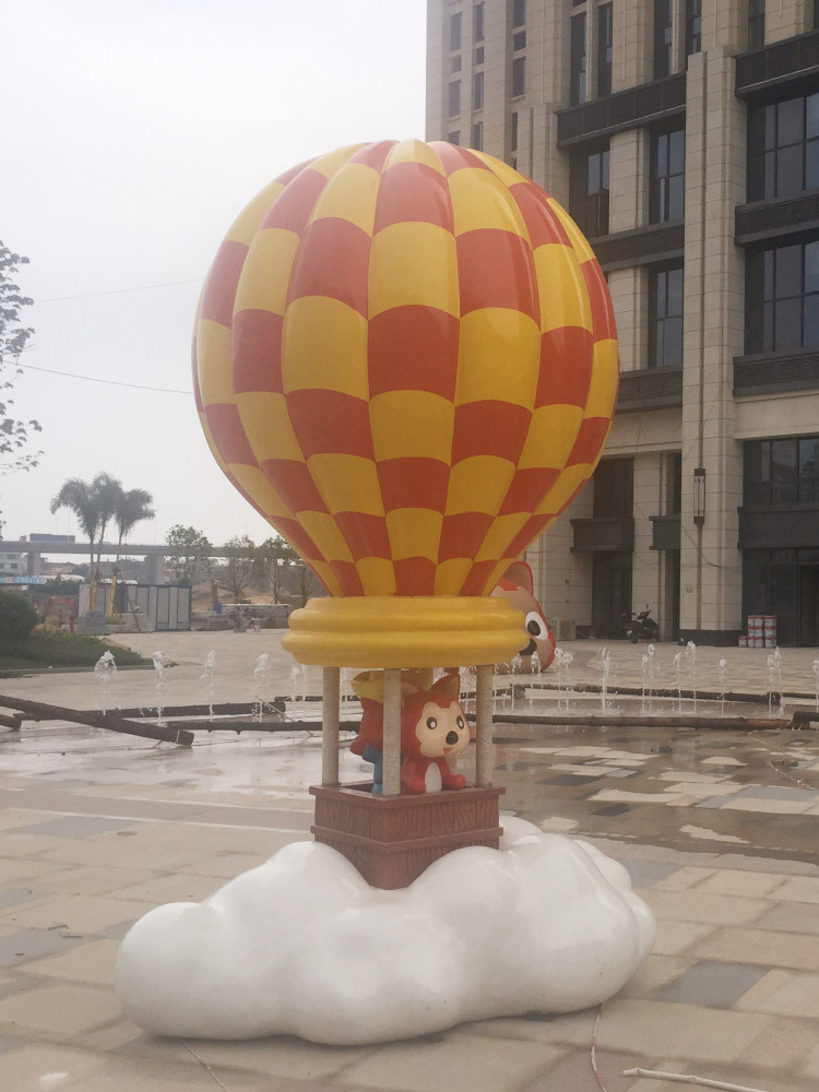 Ali Fibreglass Cartoon Character Sculpture Plaza Garden Decoration