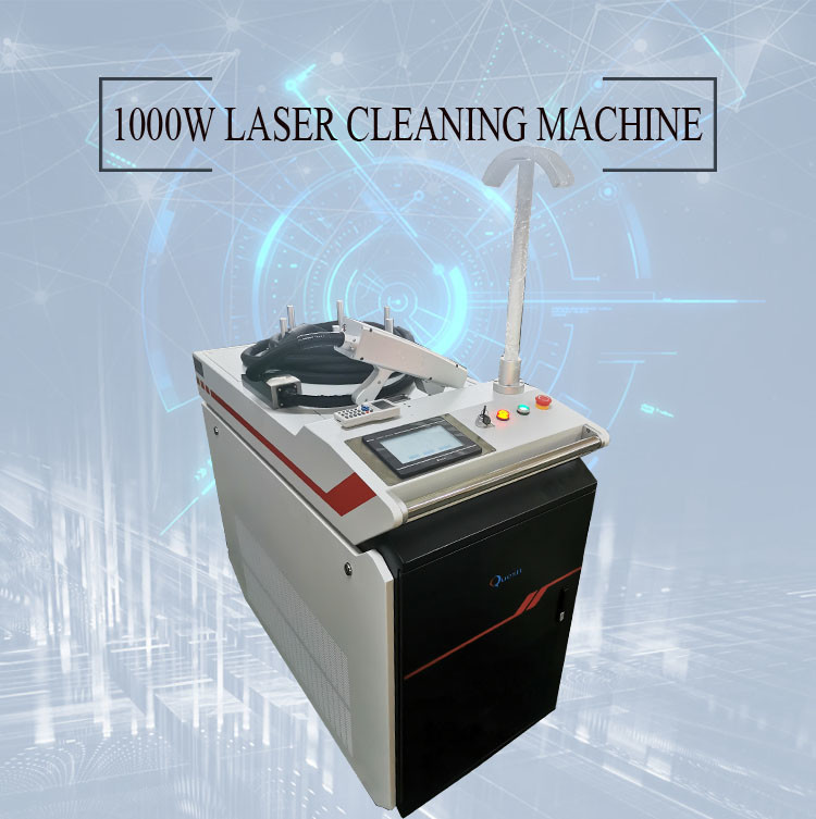 Clean Lazer CW GW IPG Raycus Max 1000W Fiber Laser Rust Removal Machine