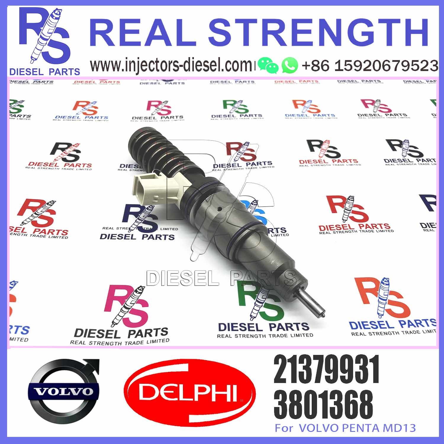 21379931 21379931 Injector Nozzle Shiyan Supply Diesel Fuel Injector 21379931 Injector Nozzles