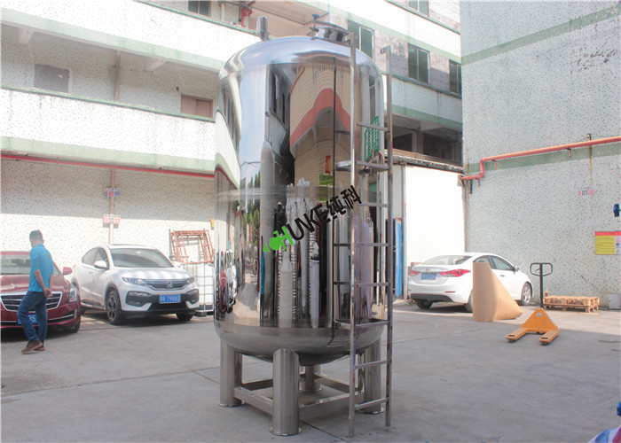 Welded 316L 304 Milk Oil Hot Water Sealed Storage Tank