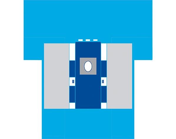 By Pass Sterile Surgical Drapes , Cloth Surgical Drapes Cardiovascular Clear