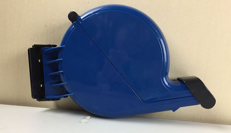 plastic queueu number 0-999 roller paper box with metal tabletop stand
