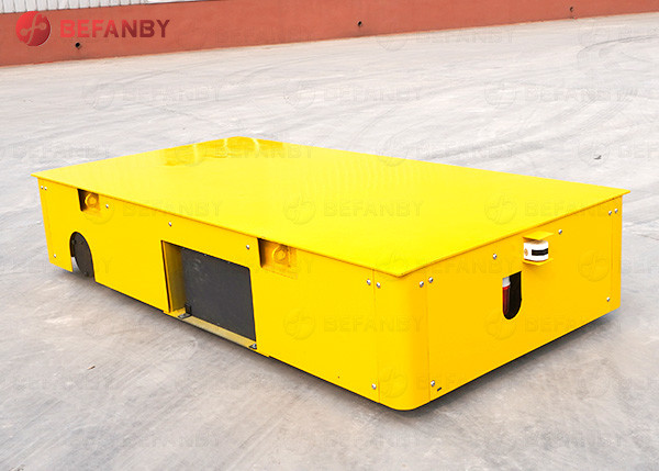 Flatbed Mold Factory Steerable Steel Plate Handing Trolley