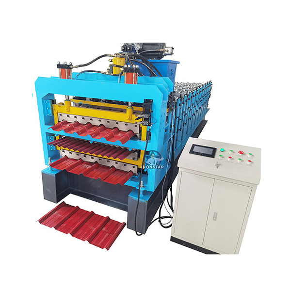 “Servo Motor Driven 2‑in‑1 Double Rows Stud Roll Forming Machine For 49mm & 69mm Drywall Steel Stud Profiles”