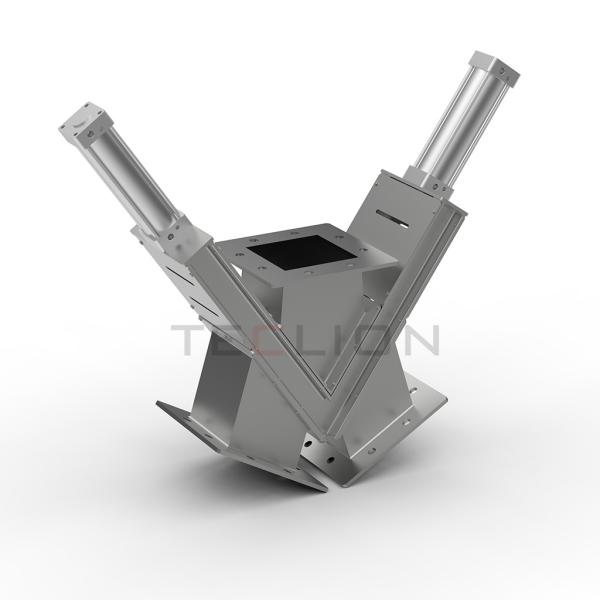 Gate Gravity Diverter Valve Two Way For Gravity Flow Double Knife