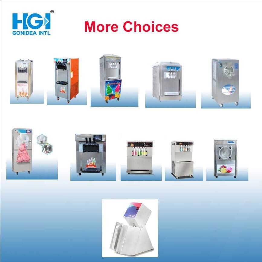 Table Top Soft Serve Making Ice Cream Machine Bql-925 110-220V