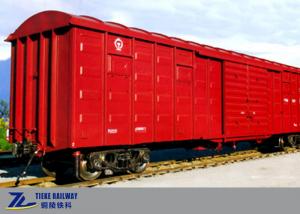 Quality 70t Load 8 Wheel Railway Box Wagon Car Train Arc Cover 120km/H corrosion resistant for sale