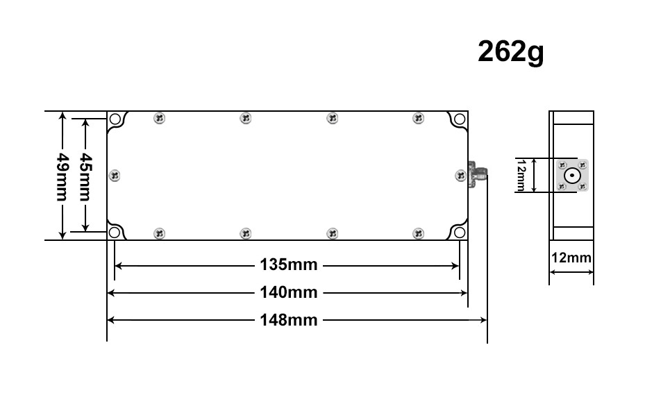 Effective 30-40W RF Signal Jammer Module with Circulator for Wireless Communication Interference