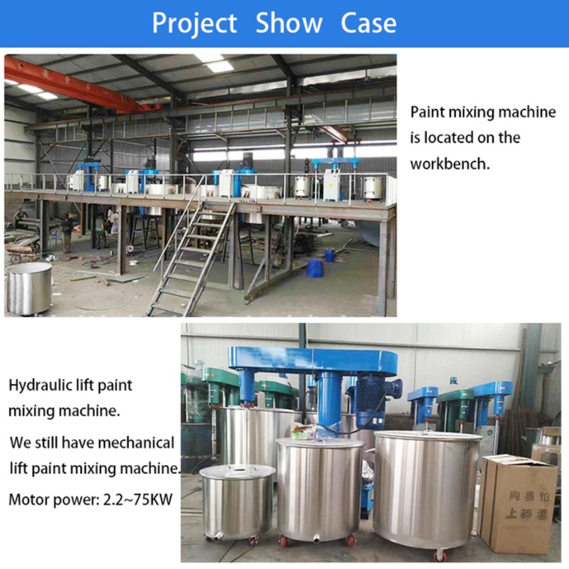 1500W Manual Lift Liquid Lab High Speed Disperser Machine For Liquid
