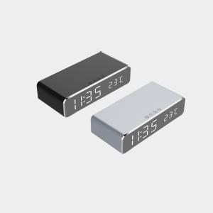 Quality 10watts Alarm Clock Wireless Charger LED Temperature Digital Display for sale