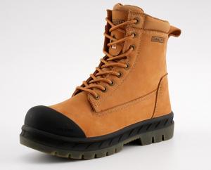 China High Top Steel Toe Caps Genuine Leather Fashion Trend Work Boots Work Shoes on sale