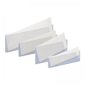 Quality Plastic Adhesive Label Holders For Binders 150*50mm 100*30mm for sale