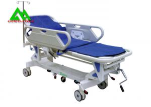 Hospital Electric Emergency Ambulance Stretcher Bed Trolley Height Adjustable
