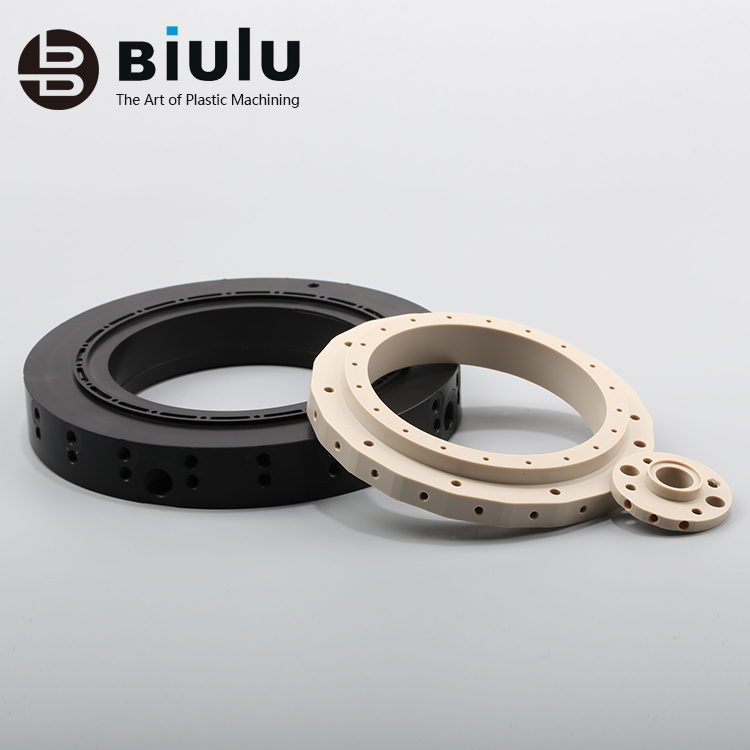 Custom Size CNC Plastic Machining UNILATE PPS PSU PPSU Machined Parts