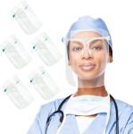 Eye Glasses Full Cover Plastic Clear Face Shield Visor