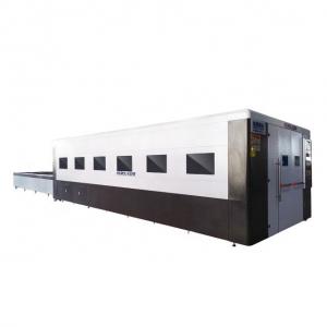 Quality CNC Fiber Laser Cutting Machine For Steel Metal Key Aluminum Fencing Panel Wall for sale