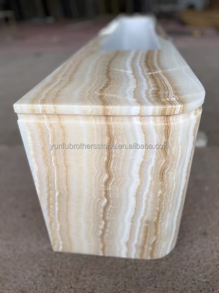 Elegant Living Room Furniture Natural Marble TV Table Stand Set with White Wooden Veins