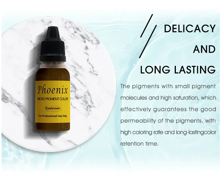 Private Label 15ml Eyebrow Tattoo Pigment Color Permanent Makeup Tattoo Ink