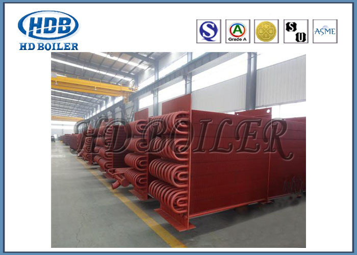 Hot Water / Steam Boiler Stack Economizer For CFB Boiler / Power Station