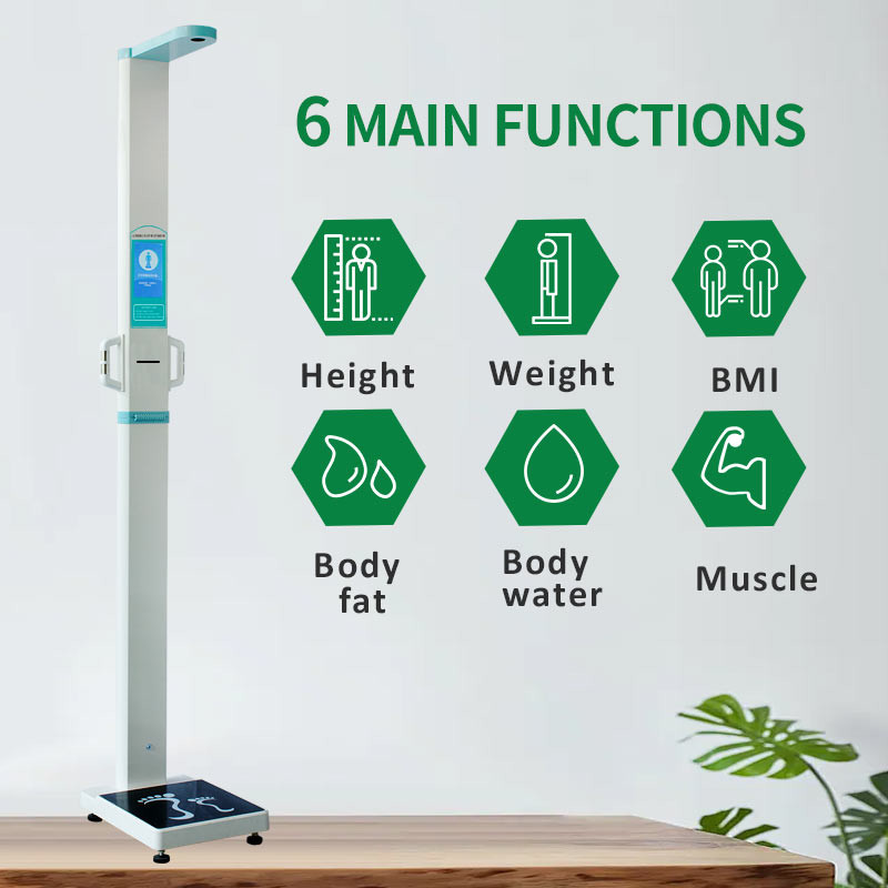 Digital Height Weight Body Composition Analyzer Machine Height Weight Scale