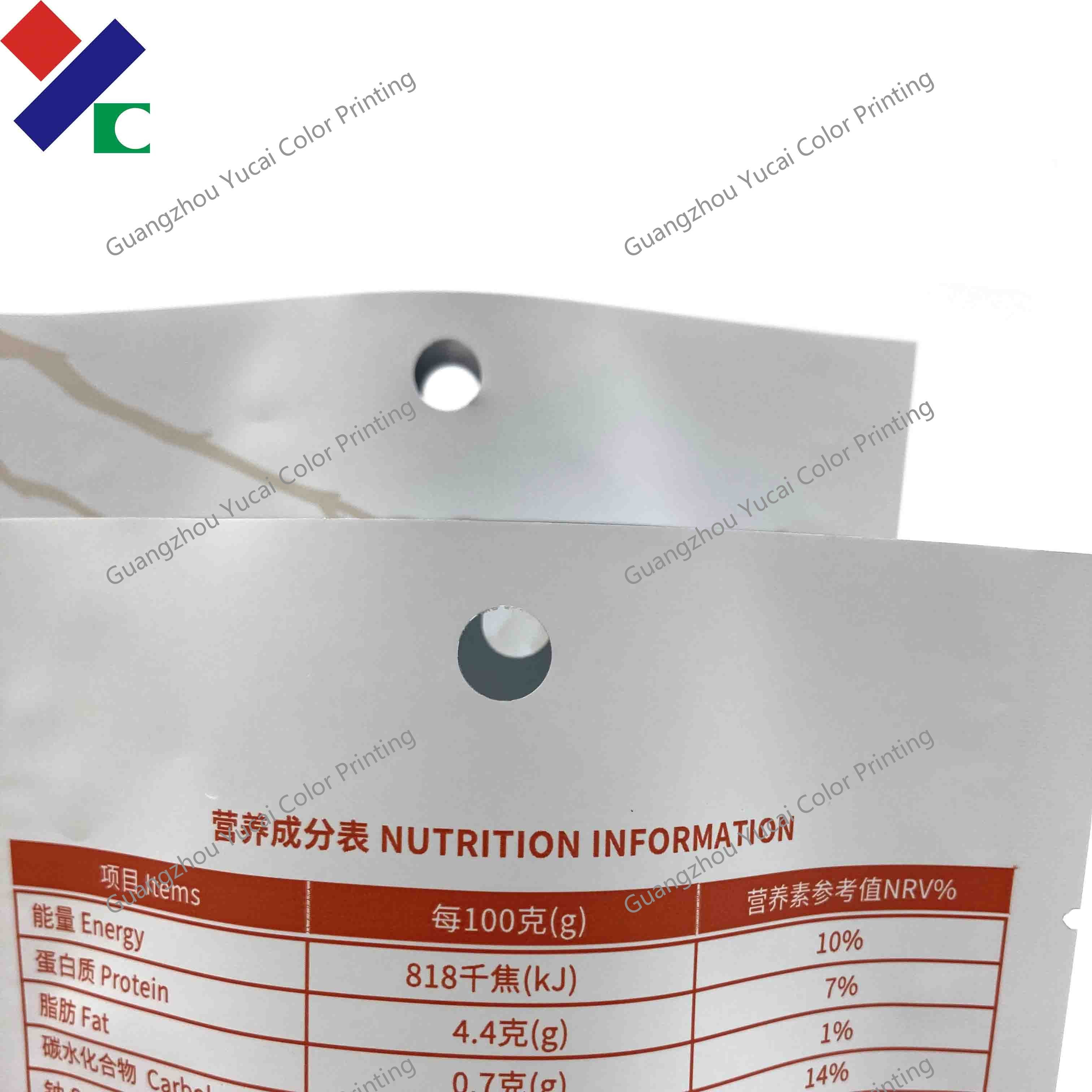 FDA Vacuum High Temperature Retort Pouch Packaging For Cooked Food