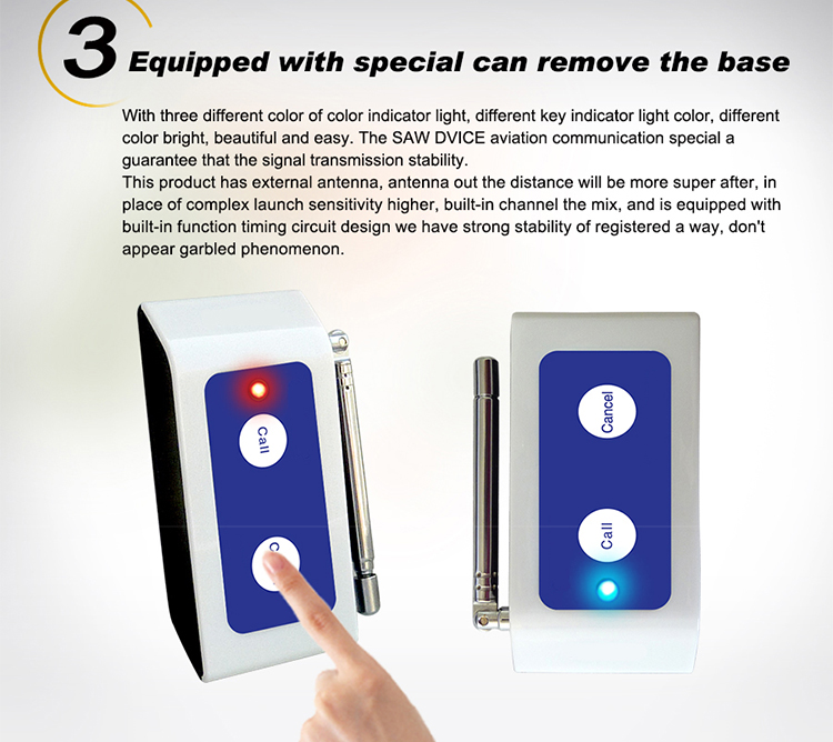 New arrival of hoist call system with strong signal Multiple keyscall button and high quality digital display
