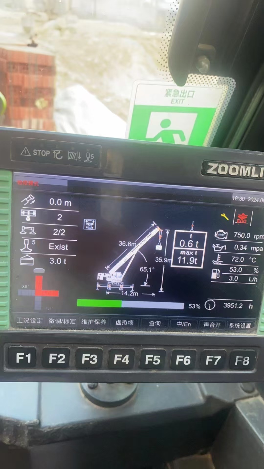 2020 Used ZOOMLION Mobile Truck Crane 80 Tons With YUCHAI Engine And 5 Crane Jib
