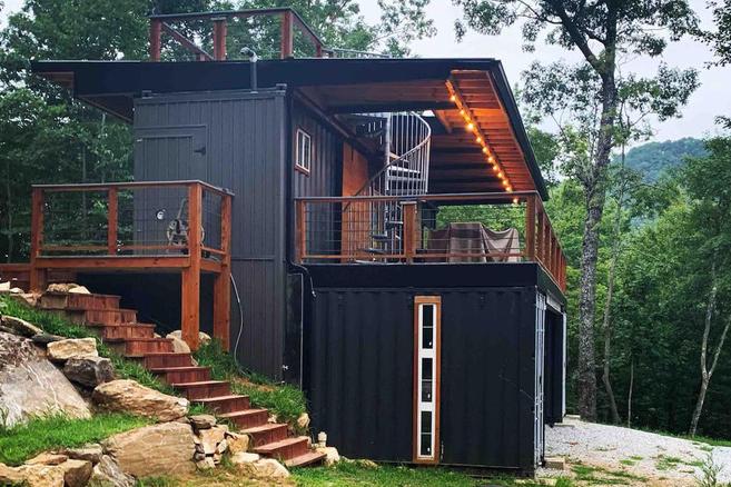 Prefabricated Two Storey Container House Expandable Portable Homes