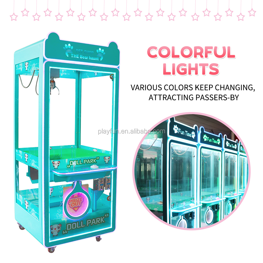 Factory Price Cheap Coin Operated Doll Claw Crane Machine Plush Toys Claw Machine