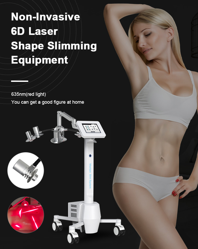 Pain Free Non Invasive Body Sculpting Device 635nm Laser Beauty Equipment