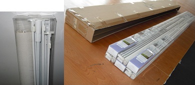 Sunscreen Windows Shades Blinds with Fabric Panel Sliding