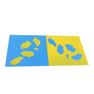 Quality Montessori Puzzle Map - Land Form Cards for sale