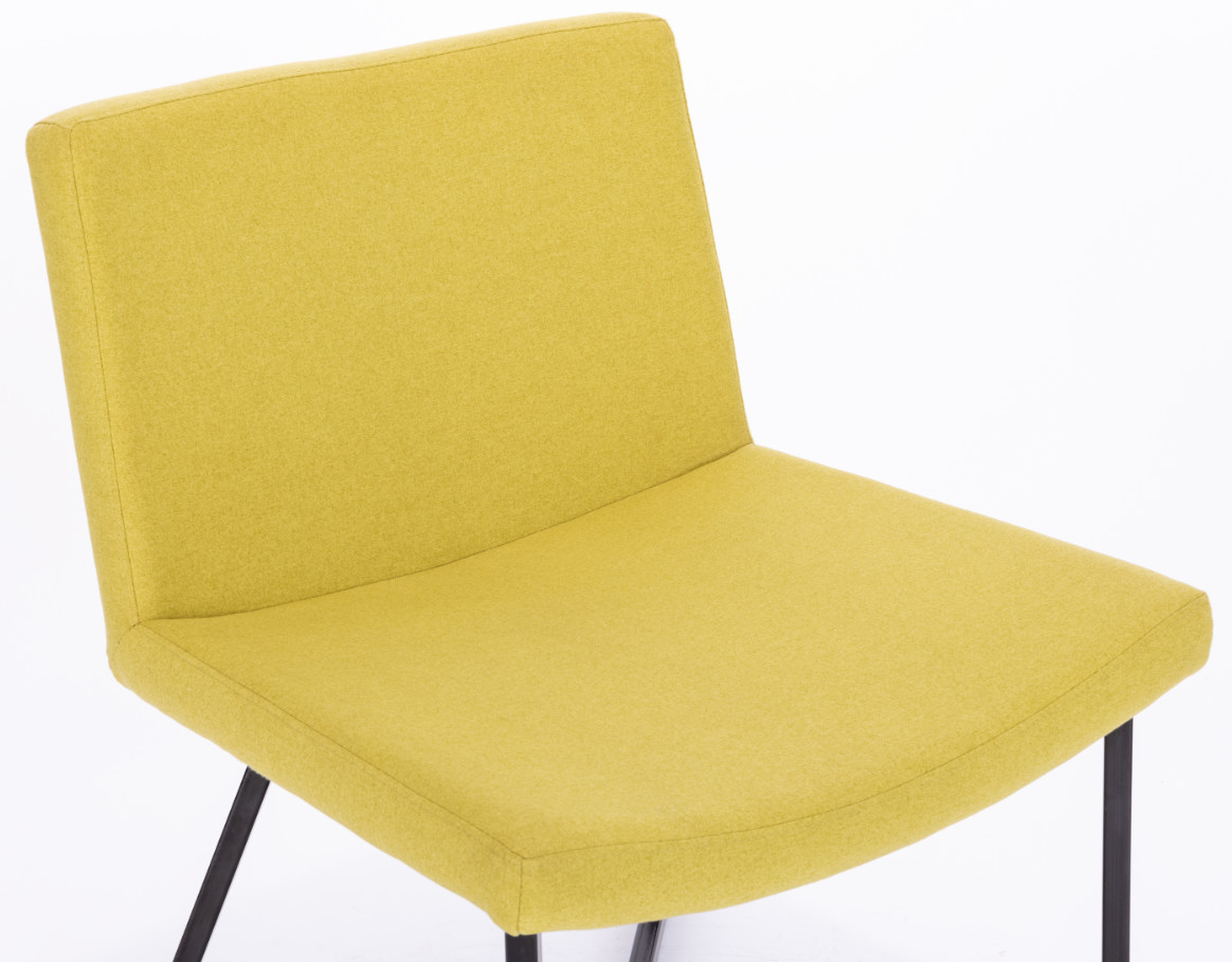 Velvet Cover Modern Accent Chairs Accent Living Room Chairs With Lumbar Support And Black Steel Leg
