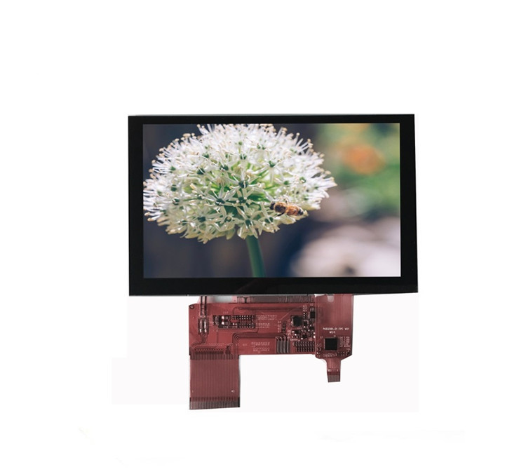 TFT LCD TN Type FCC 5.0inch 800*480 High Brightness TFT Display