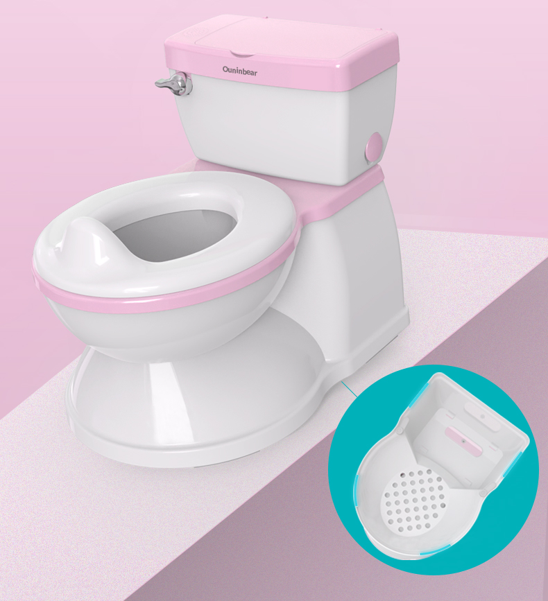 Pink Eco Friendly Baby Training Potty Seat with Custom Logo for Training