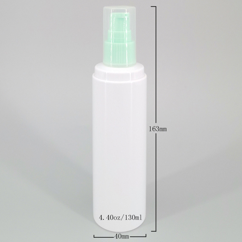 Cylinder 20mm 130ml Eco Friendly Lotion Bottles