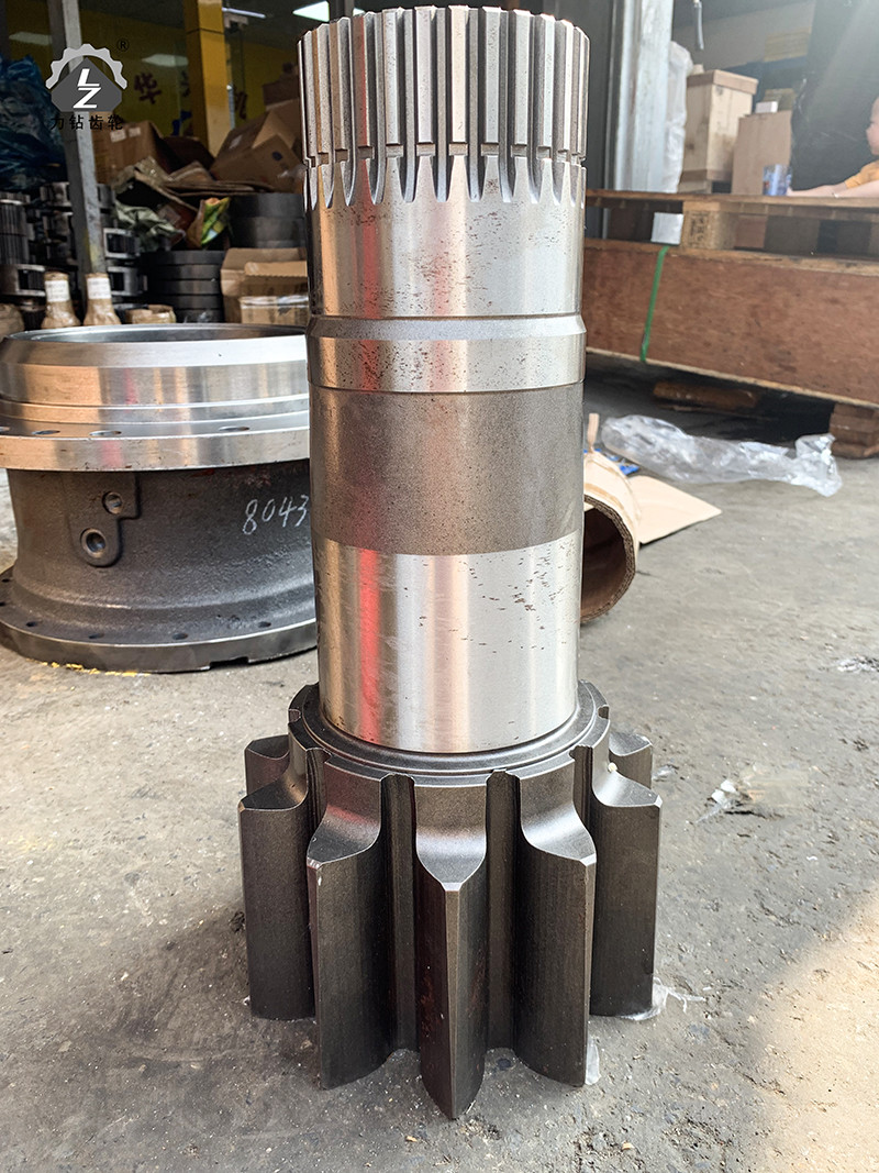 LIXUAN LG936 Swing Pinion Shaft Final Drive Excavator Swing Gearbox 11*30