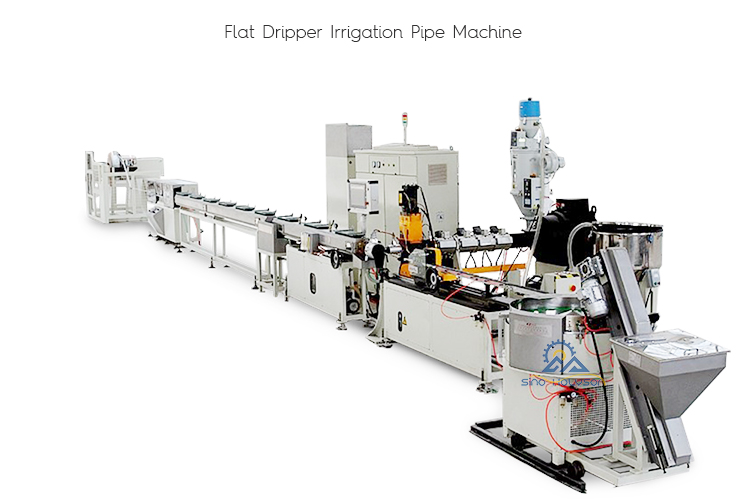 HSJ-75 Round Dripper Drip Irrigation Pipe Making Machine Speed 25-60m/min With 90kW Power