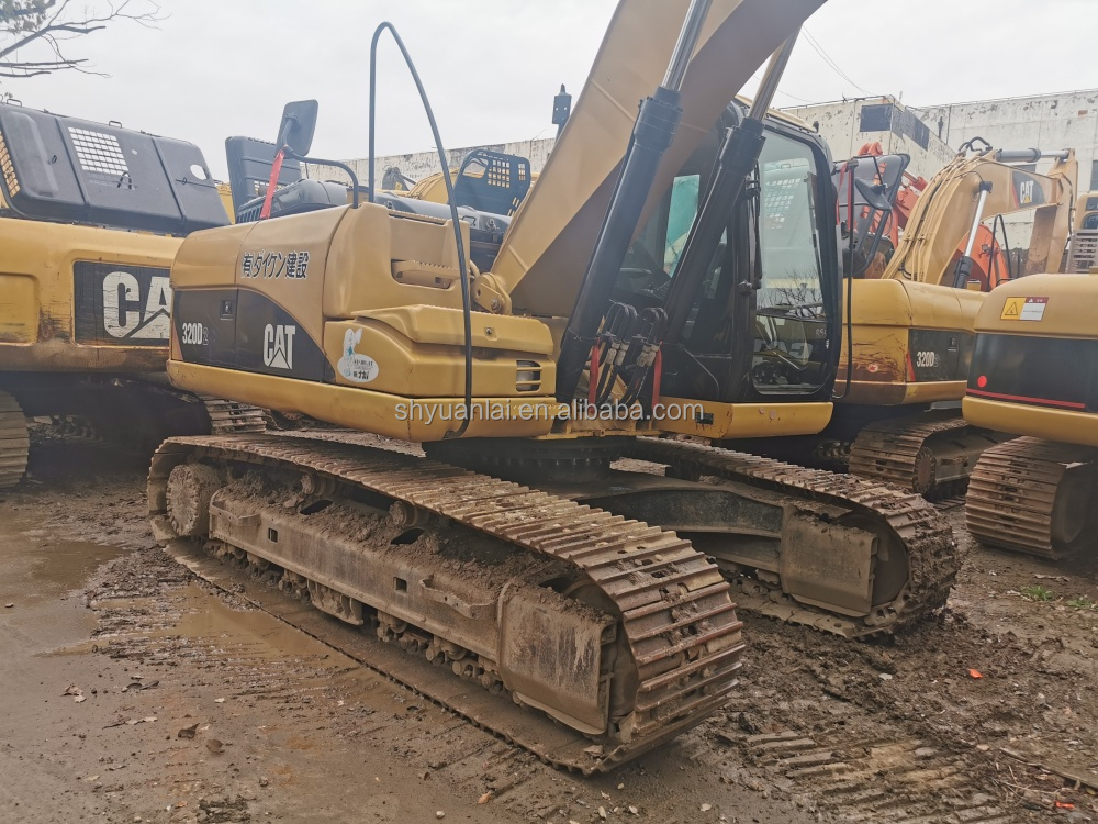 1.0m3 CAT320D Excavator Strong Power And Soft Steel Design For 0-2000 Working Hours
