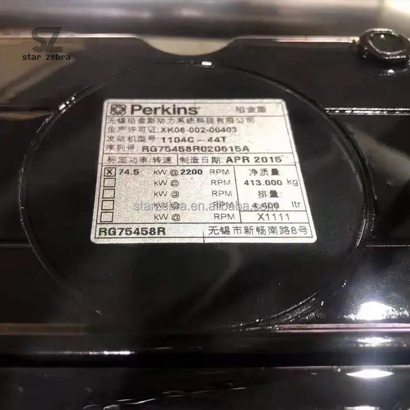 1104C Perkins Machinery Engines Assy Engine Repair Kit Liner Piston Excavator Diesel Engine Assembly 44TA for Excavator