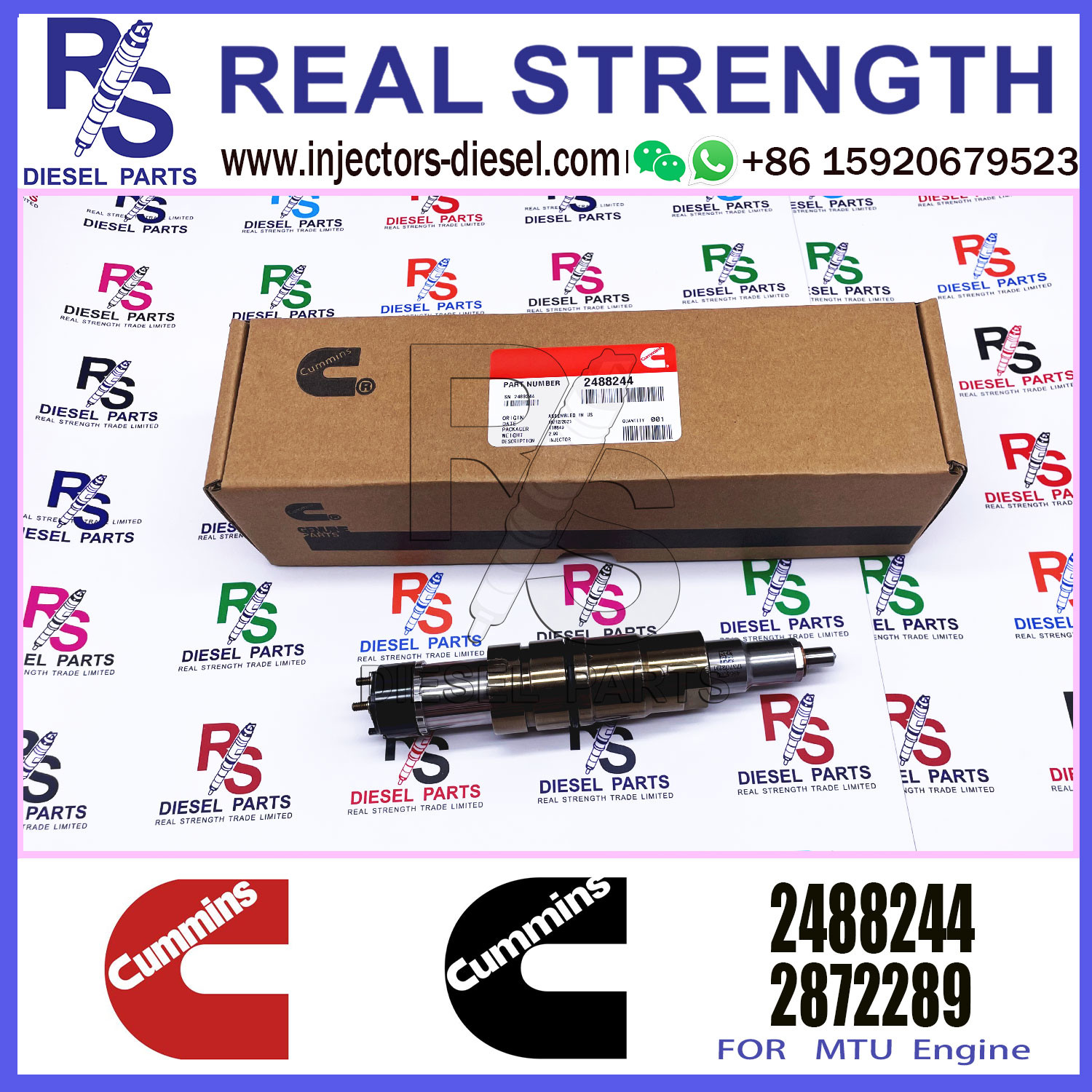2057401 Diesel Engine RDC13A DC16A XPI Fuel Injector 2232307 574423 2057401 2086663 2488244