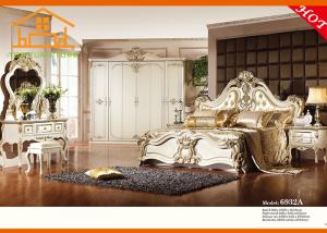 Turkey Queen king luxury classical Italy European style price supplier antique Bedroom bed furniture sets