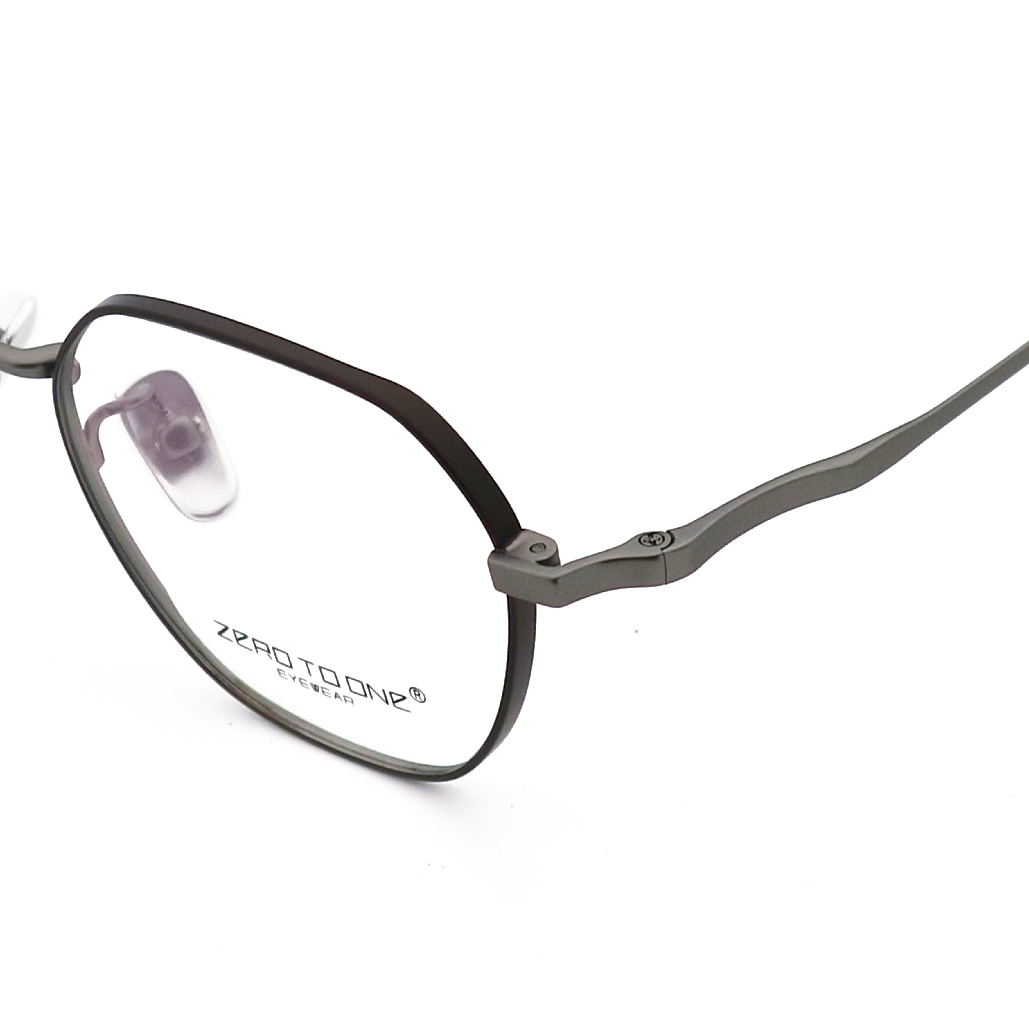 Various Colors Polygons IP Plating Bate Titanium Glasses Frames